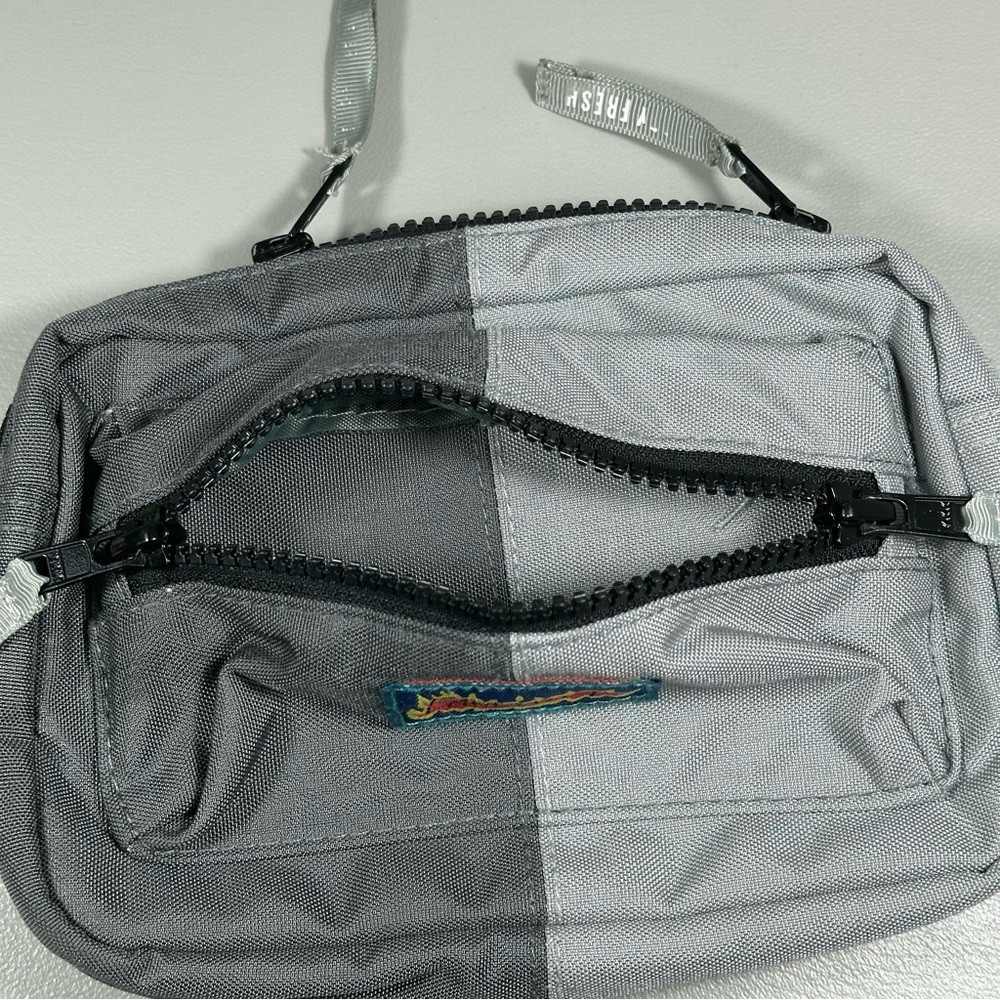 Teddy Fresh Gray Colorblock Cordura Fanny Pack - Picture 4 of 9